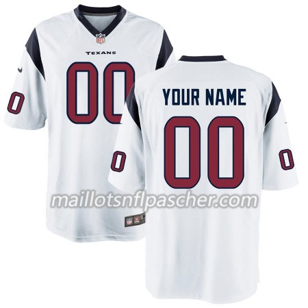 Maillot Houston Texans Custom Nike Blanc - Homme